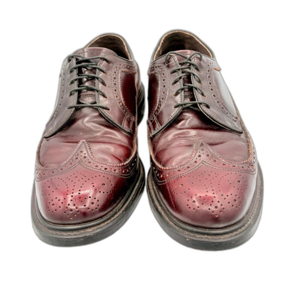 Coburne Square Leather Cordovan Wingtip Oxfords Men’s size 9D main image 4